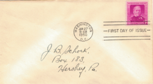 FDC SŁAWNI LUDZIE USA MI.606 NR1