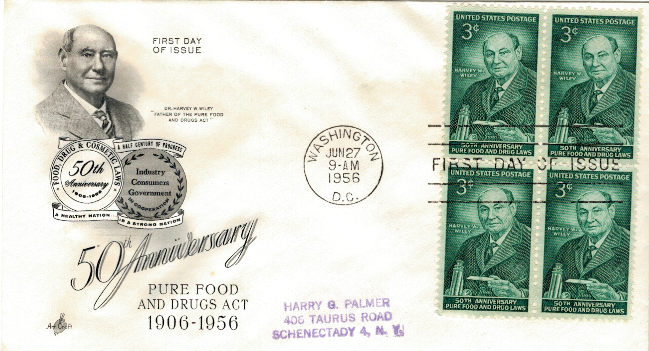 FDC SŁAWNI LUDZIE USA MI.702 NR3