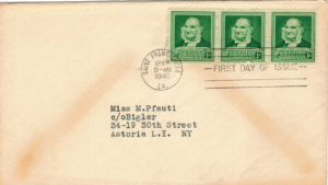 FDC SŁAWNI LUDZIE USA MI.470 NR1