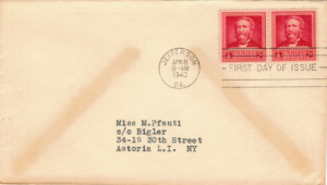 FDC SŁAWNI LUDZIE USA MI.471 NR1