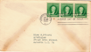 FDC SŁAWNI LUDZIE USA MI.480 NR1