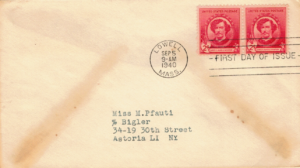 FDC SŁAWNI LUDZIE USA MI.481 NR1