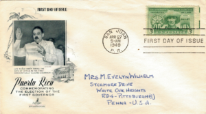 FDC PIERWSZE WYBORY GUBERNATORA USA MI.596 NR4