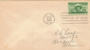 FDC PIERWSZE WYBORY GUBERNATORA USA MI.596 NR2