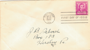 FDC SŁAWNI LUDZIE USA MI.600 NR3