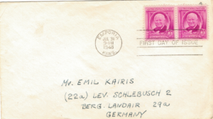 FDC SŁAWNI LUDZIE USA MI.573