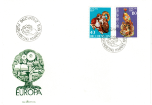 FDC EUROPA CEPT LIECHTENSTEIN MI.642-643