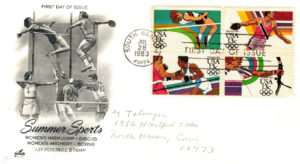 FDC OLIMPIADA LETNIA USA MI.1644-1647 NR2