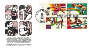 FDC OLIMPIADA LETNIA USA MI.1644-1647 NR1