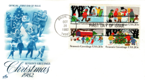 FDC BOŻE NARODZENIE USA MI.1607-1610 NR1