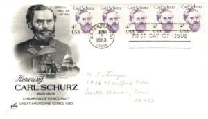 FDC SŁAWNI LUDZIE USA MI.1632