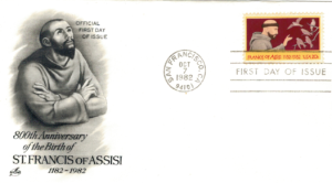 FDC FRANCISZEK Z ASYŻU USA MI.1604 NR1