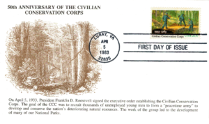 FDC CYWILNY KORPUS OCHRONY PRZYRODY USA MI.1621 NR1