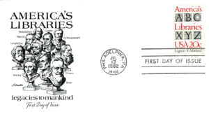 FDC BIBLIOTEKA USA MI.1595 NR1