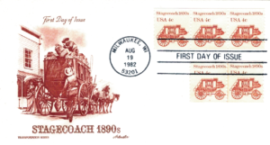 FDC DYLIŻANSE USA MI.1597 NR1