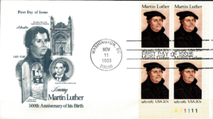 FDC MARCIN LUTHER USA MI.1669 NR3