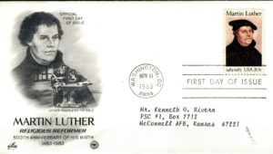 FDC MARCIN LUTHER USA MI.1669 NR1