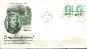 FDC PRAWNICZKA NA RZECZ KOBIET USA MI.1839