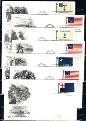 FDC FLAGI USA MI.951-960