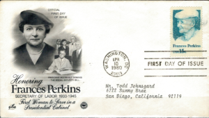 FDC SŁAWNI LUDZIE USA MI.1427 NR3