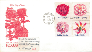 FDC KWIATY USA MI.1459-1462 NR2