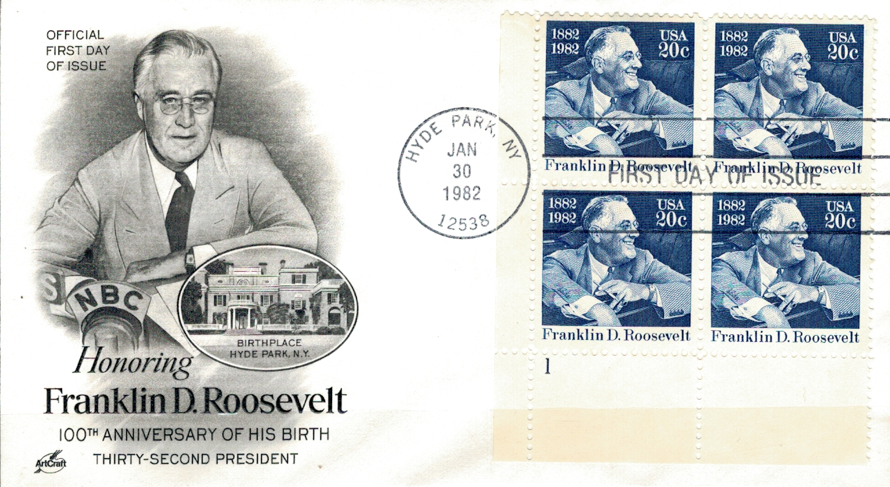 FDC SŁAWNI LUDZIE USA MI.1527 NR2