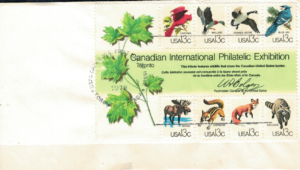 FDC ZWIERZĘTA USA MI.BL.16