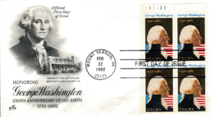 FDC GEORGE WASHINGTON USA MI.1530 NR1