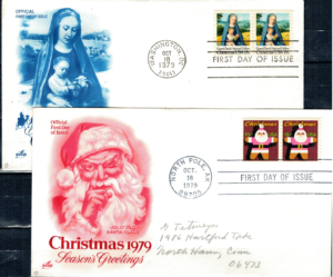 FDC BOŻE NARODZENIE USA MI.1402-1403 NR2