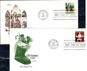 FDC BOŻE NARODZENIE USA MI.1402-1403 NR1