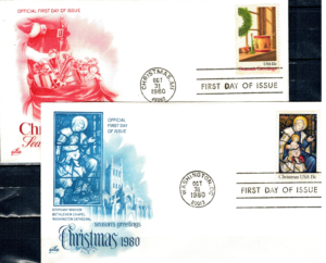 FDC BOŻE NARODZENIE USA MI.1450-1451 NR2