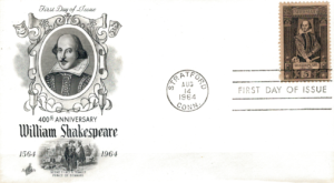 FDC WILLIAM SHAKESPEARE USA MI.864