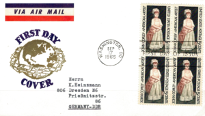 FDC SŁAWNI LUDZIE USA MI.889 NR2