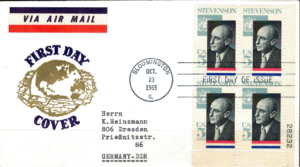 FDC SŁAWNI LUDZIE USA MI.891 NR3