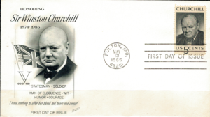 FDC W.CHURCHILL USA MI.880 NR1