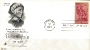 FDC DANTE ALIGHIERI USA MI.884 NR1
