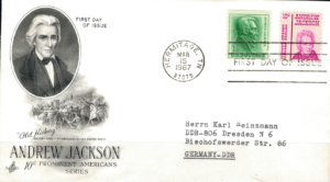 FDC SŁAWNI LUDZIE USA MI.917