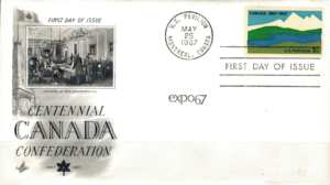 FDC KANADA USA MI.921 NR1