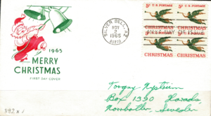 FDC BOŻE NARODZENIE USA MI.892 NR3