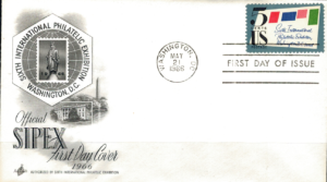 FDC WYSTAWA FILATELISTYCZNA USA MI.901 NR1