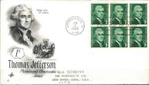 FDC SŁAWNI LUDZIE USA MI.940 NR2