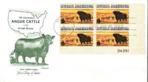 FDC BYDŁO USA MI.1122