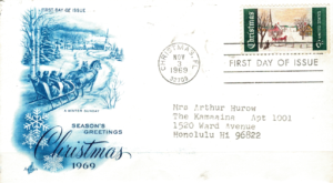 FDC BOŻE NARODZENIE USA MI.995