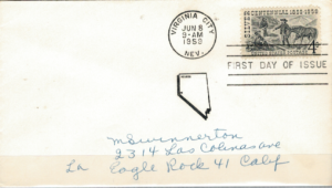 FDC ODKRYCIE SREBRA USA MI.753