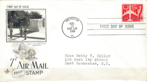 FDC POCZTA LOTNICZA USA MI.733