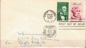FDC ABRAHAM LINCOLN USA MI.744-745 NR2