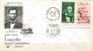 FDC ABRAHAM LINCOLN USA MI.744-745 NR1