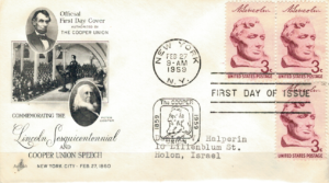 FDC ABRAHAM LINCOLN USA MI.745