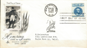 FDC GENERAŁ USA MI.748 NR1