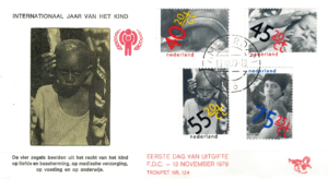 FDC UNICEF HOLANDIA MI.1147-1150